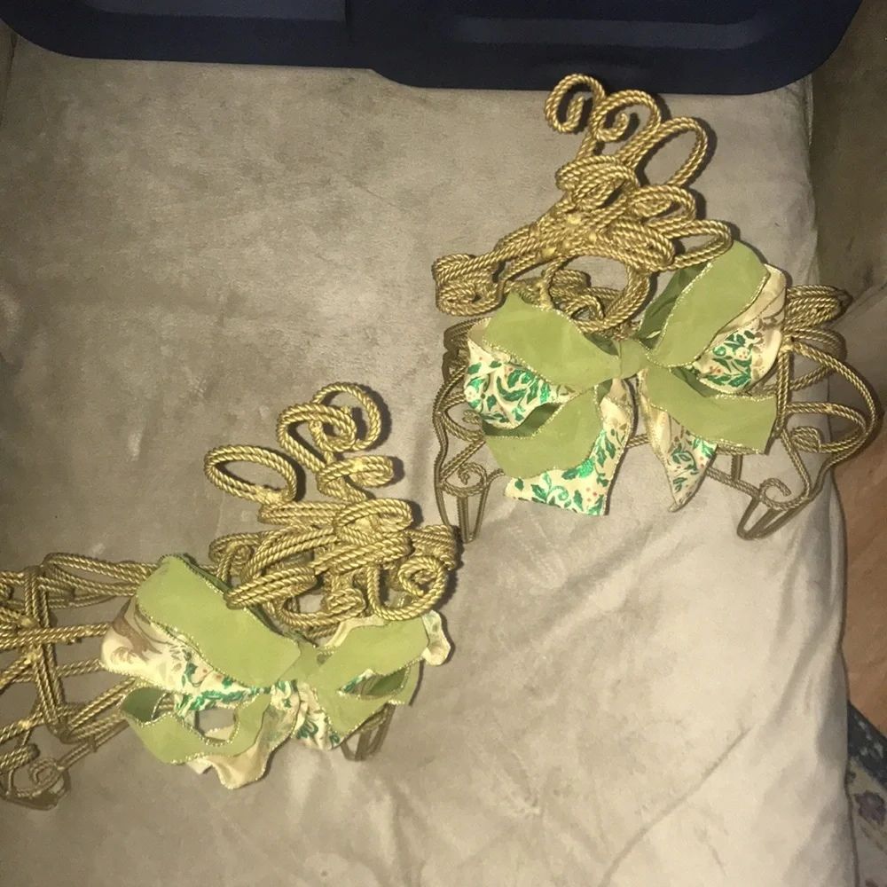 Vintage Wire Reindeer Pair- Figurine -Christmas